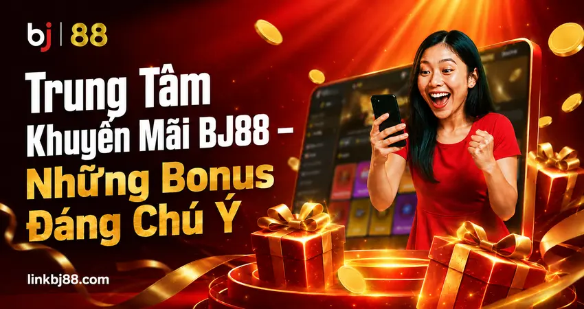 Khuyến Mãi BJ88 2026 – Welcome Bonus 100% & Cashback